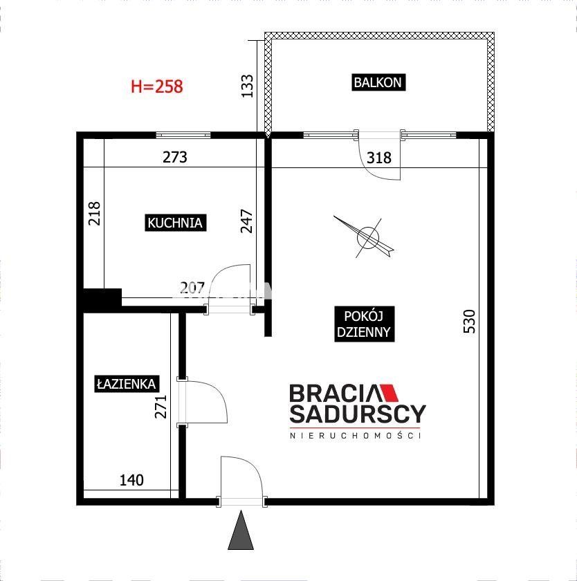 Mieszkanie 1-pokojowe Kraków Czyżyny, os. Akademickie. Zdjęcie 31