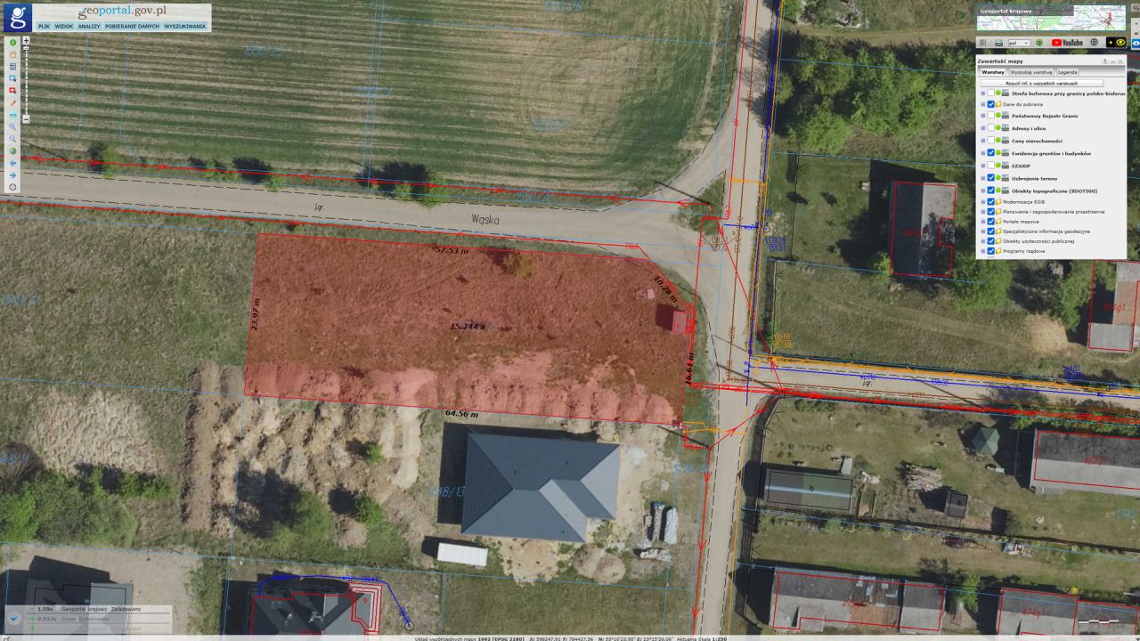 Działka budowlana Karakule, ul. Wąska. Zdjęcie 3