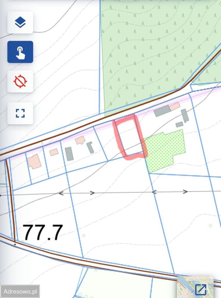 Działka budowlana Wyręba. Zdjęcie 4