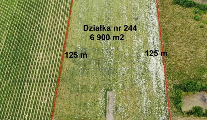 Działka rolno-budowlana Boglewice