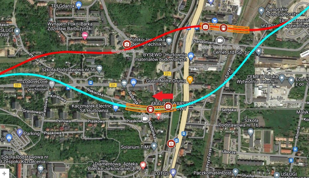 Działka inwestycyjna Gdańsk Orunia, ul. Podmiejska