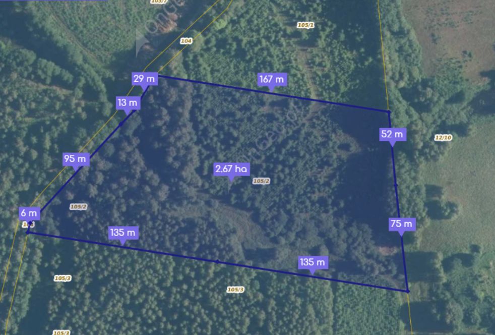 Działka rolna Kabikiejmy. Zdjęcie 11