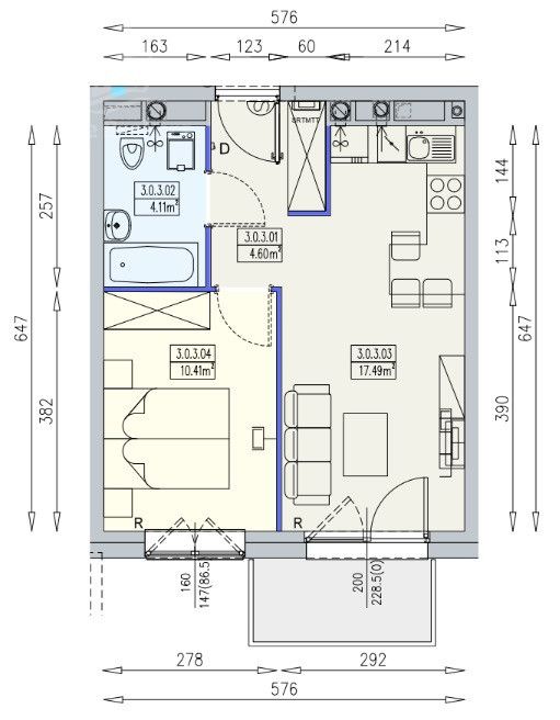 Mieszkanie 2-pokojowe Wrocław Krzyki, al. Karkonoska. Zdjęcie 5