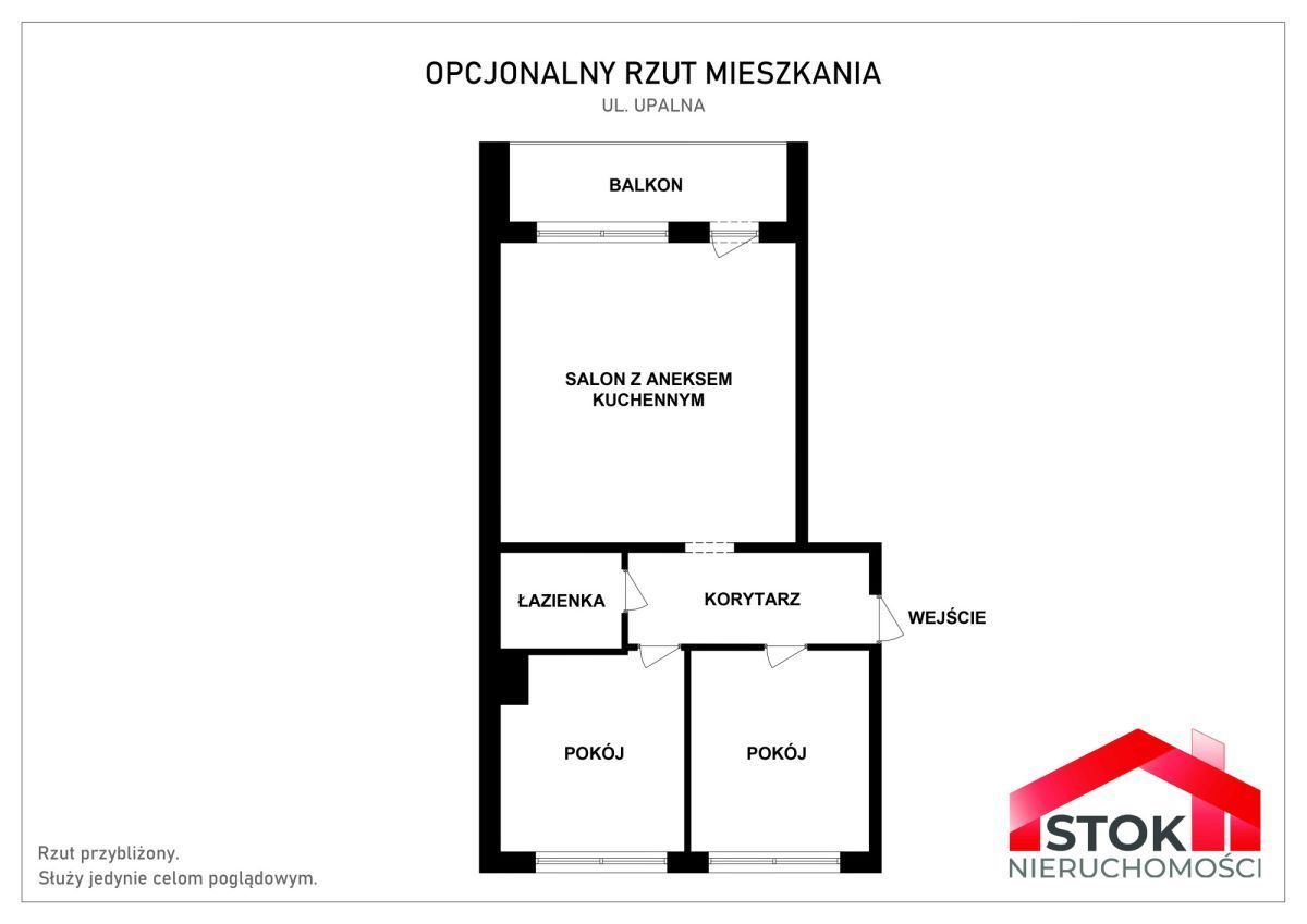 Mieszkanie 2-pokojowe Białystok Słoneczny Stok, ul. Upalna. Zdjęcie 11
