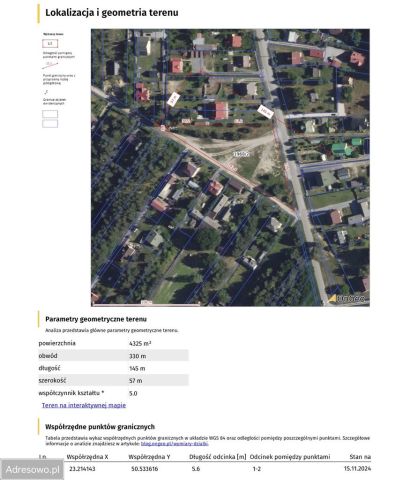 Działka inwestycyjna Krasnobród, ul. Lelewela. Zdjęcie 1