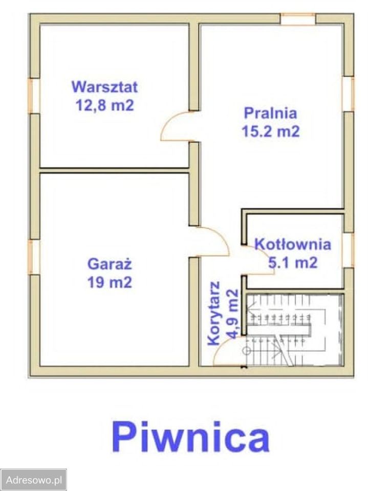 dom wolnostojący, 4 pokoje Puławy, ul. Stanisława Trembeckiego. Zdjęcie 8
