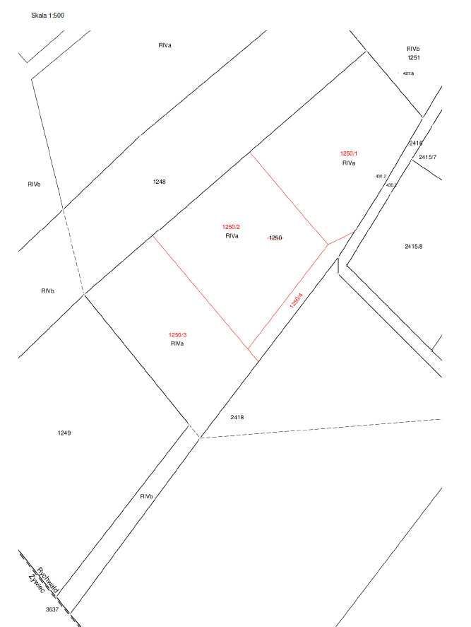 Działka budowlana Rychwałd Olszyny, ul. Partyzantów. Zdjęcie 4