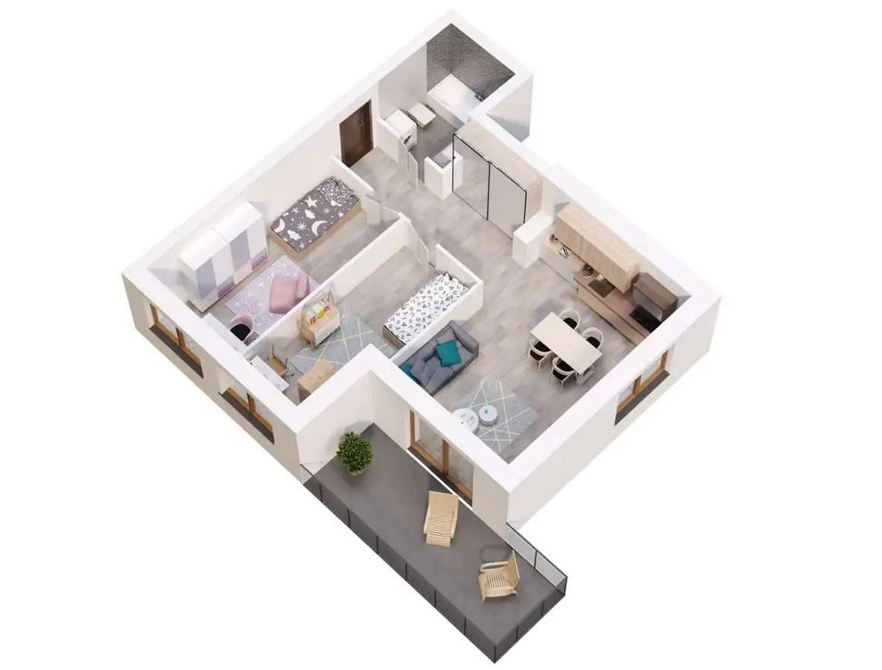 Mieszkanie 3-pokojowe Rzeszów Staromieście, ul. Lubelska. Zdjęcie 6