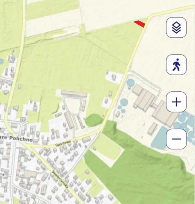 Działka budowlana Stare Polichno. Zdjęcie 5