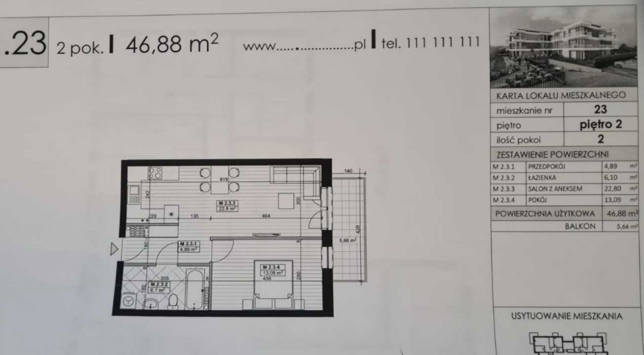 Mieszkanie 2-pokojowe Jędrzejów, ul. Dojazd. Zdjęcie 4