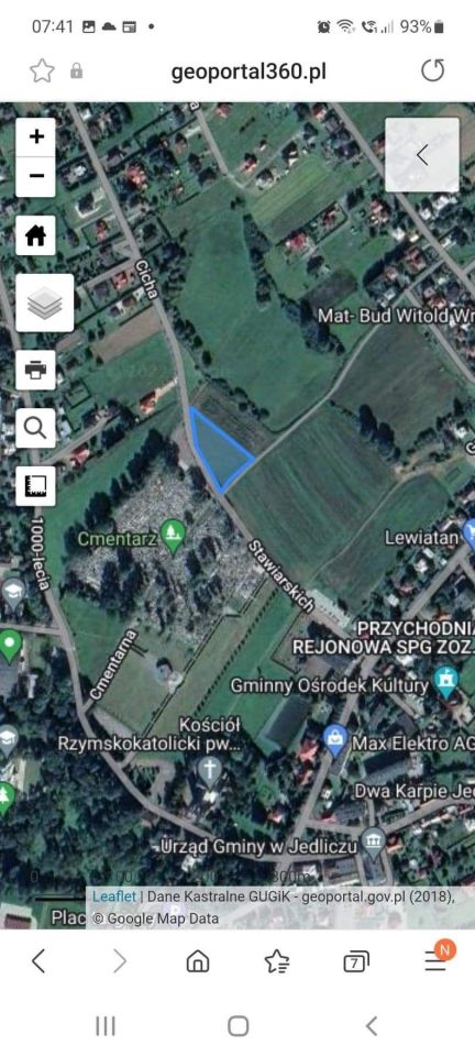 Działka budowlana Jedlicze. Zdjęcie 2