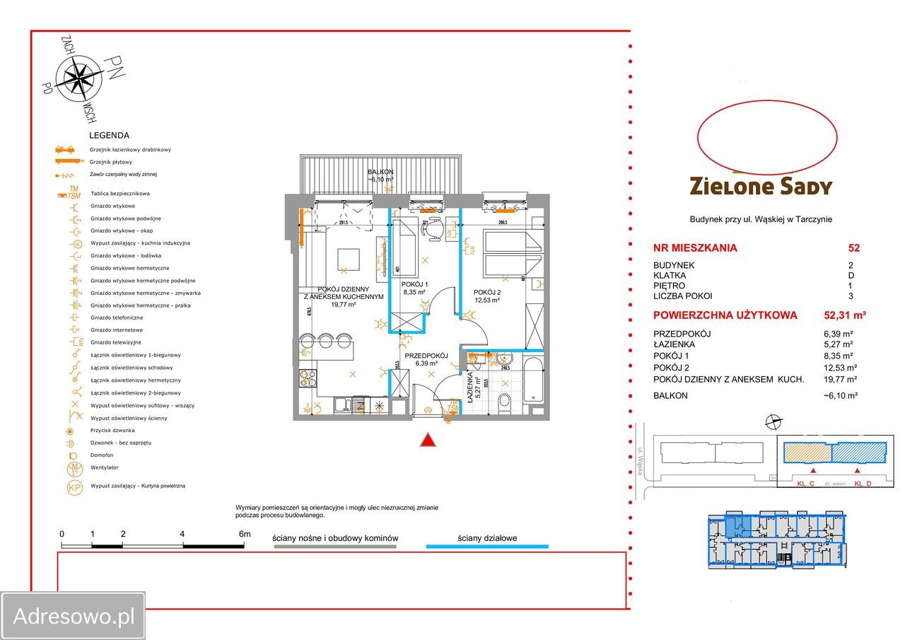 Mieszkanie 3-pokojowe Tarczyn, ul. Zielone Sady. Zdjęcie 3
