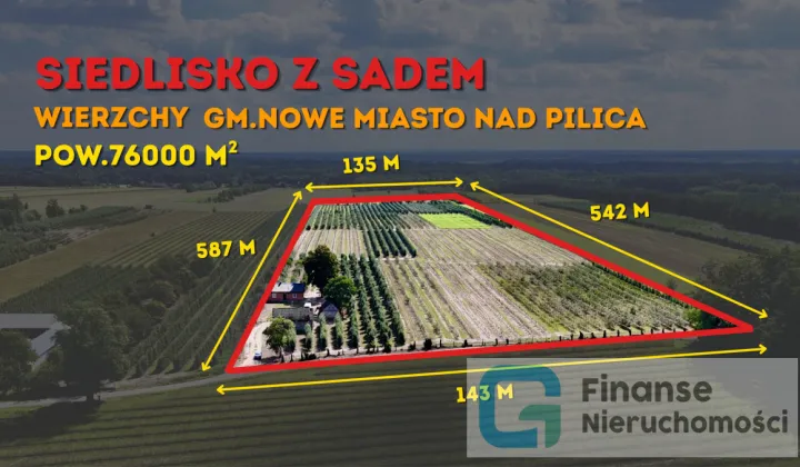 Działka siedliskowa Wierzchy