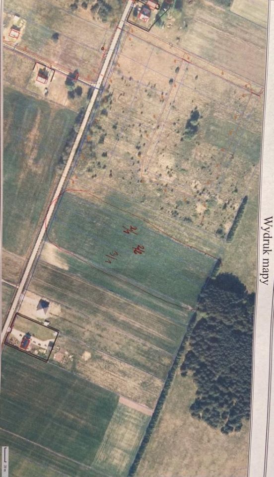 Działka rolno-budowlana Wymysłów. Zdjęcie 4