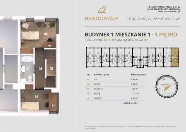 Mieszkanie 4-pokojowe Legionowo, ul. Gabriela Narutowicza. Zdjęcie 6