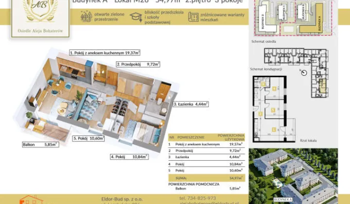 Mieszkanie 3-pokojowe Ostrów Mazowiecka