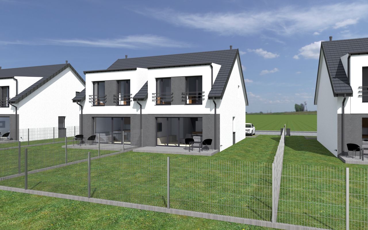 bliźniak, 4 pokoje Jeszkowice, ul. Główna. Zdjęcie 4