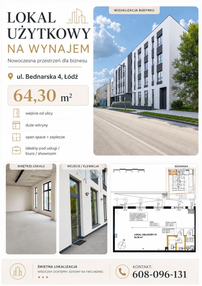 Lokal Łódź Górna, ul. Bednarska. Zdjęcie 2