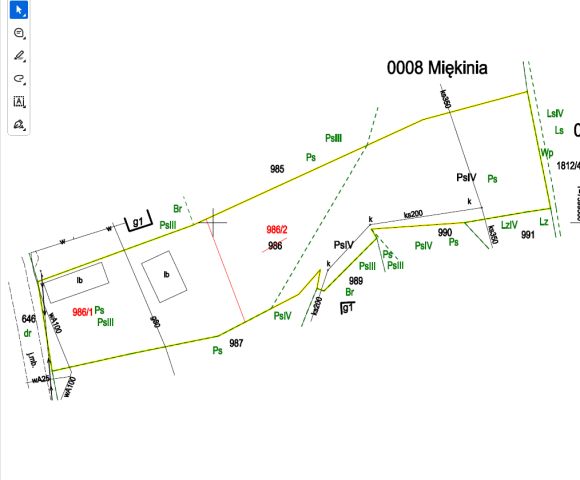 Działka budowlana Miękinia Wzgórze, brak ulicy. Zdjęcie 1