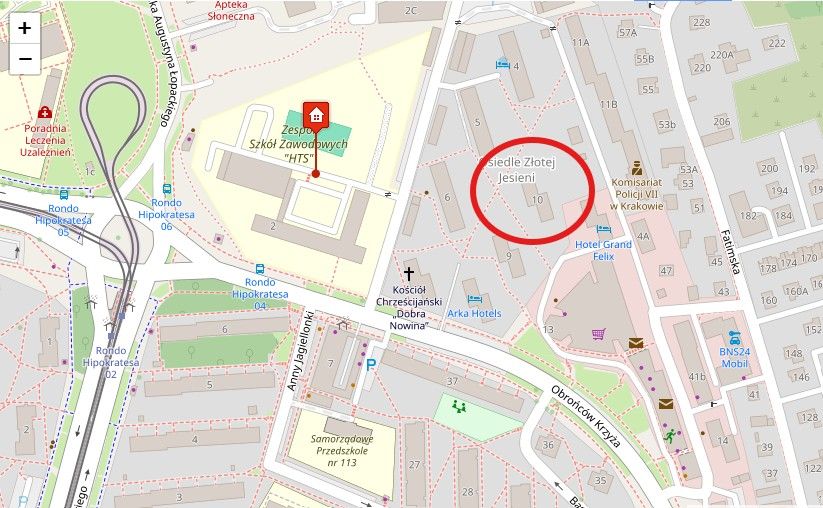 Mieszkanie 2-pokojowe Kraków Bieńczyce, os. Złotej Jesieni. Zdjęcie 19