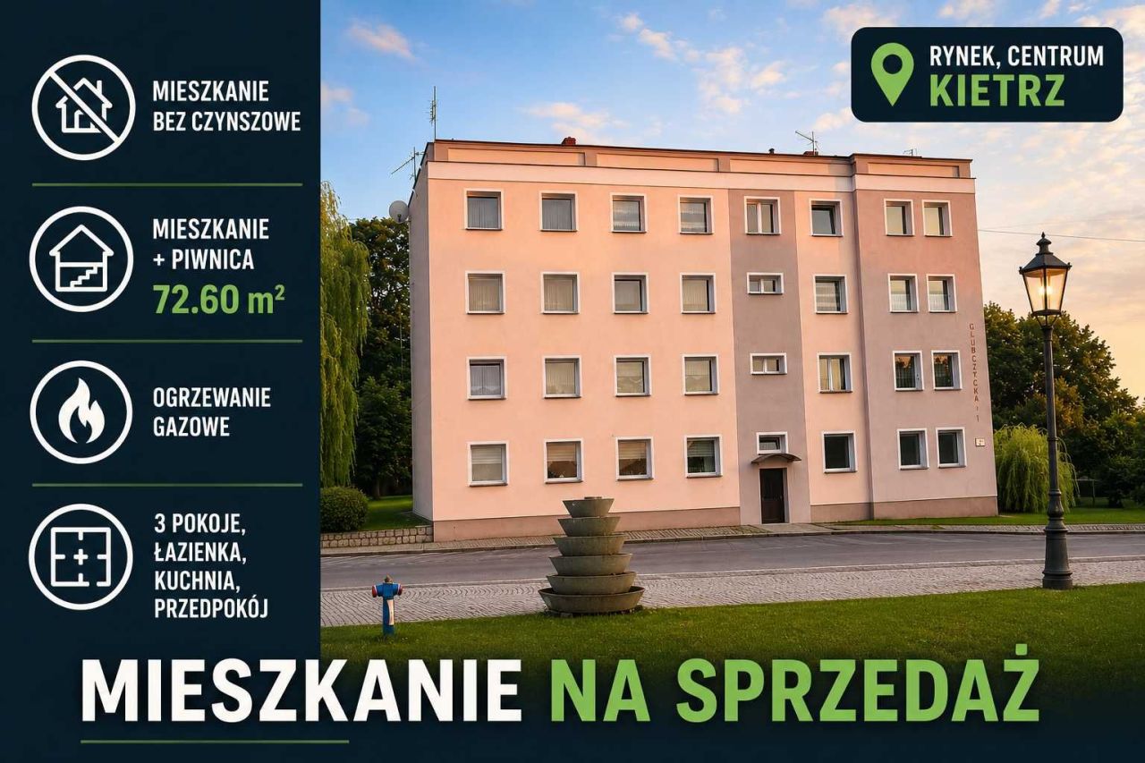 Mieszkanie 3-pokojowe Kietrz. Zdjęcie 2