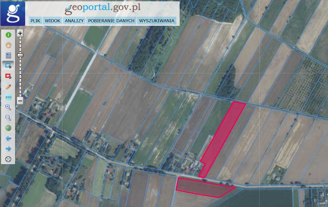 Działka rolna Kryniczki