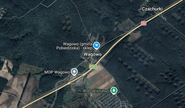 Działka rekreacyjna Wagowo Wiśniewo, Wagowo
