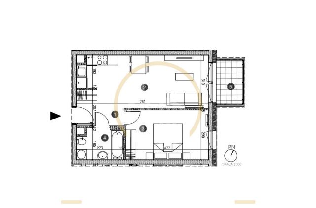 Mieszkanie 2-pokojowe Lublin Czechów Dolny, ul. Kameralna. Zdjęcie 6