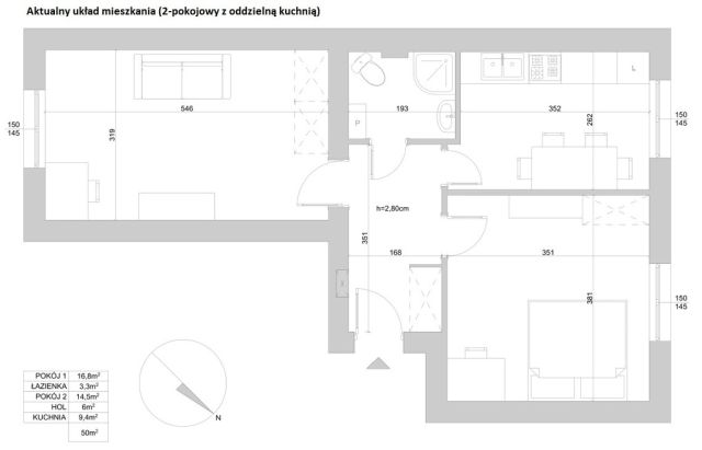 Mieszkanie 3-pokojowe Warszawa Mokotów, ul. Racławicka. Zdjęcie 14