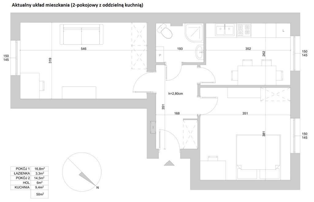 Mieszkanie 3-pokojowe Warszawa Mokotów, ul. Racławicka. Zdjęcie 14