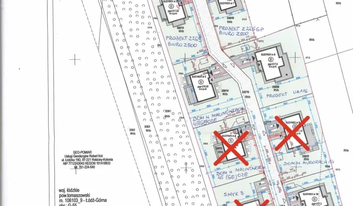 Działka budowlana Łódź Wiskitno, ul. Kolumny