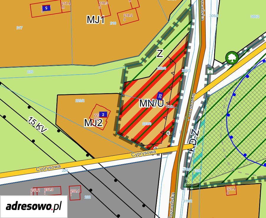 Działka budowlana Kicin, ul. Poznańska. Zdjęcie 2