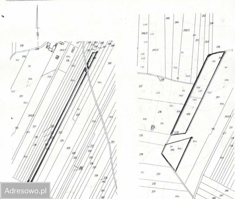 Działka rolna Stary Mystkówiec