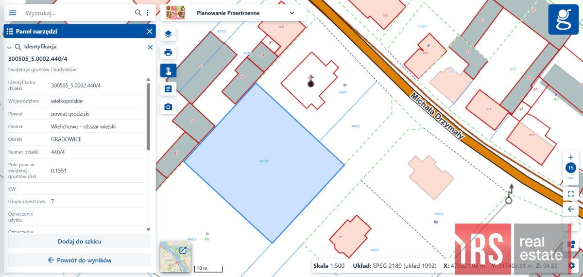 Działka budowlana Gradowice. Zdjęcie 2