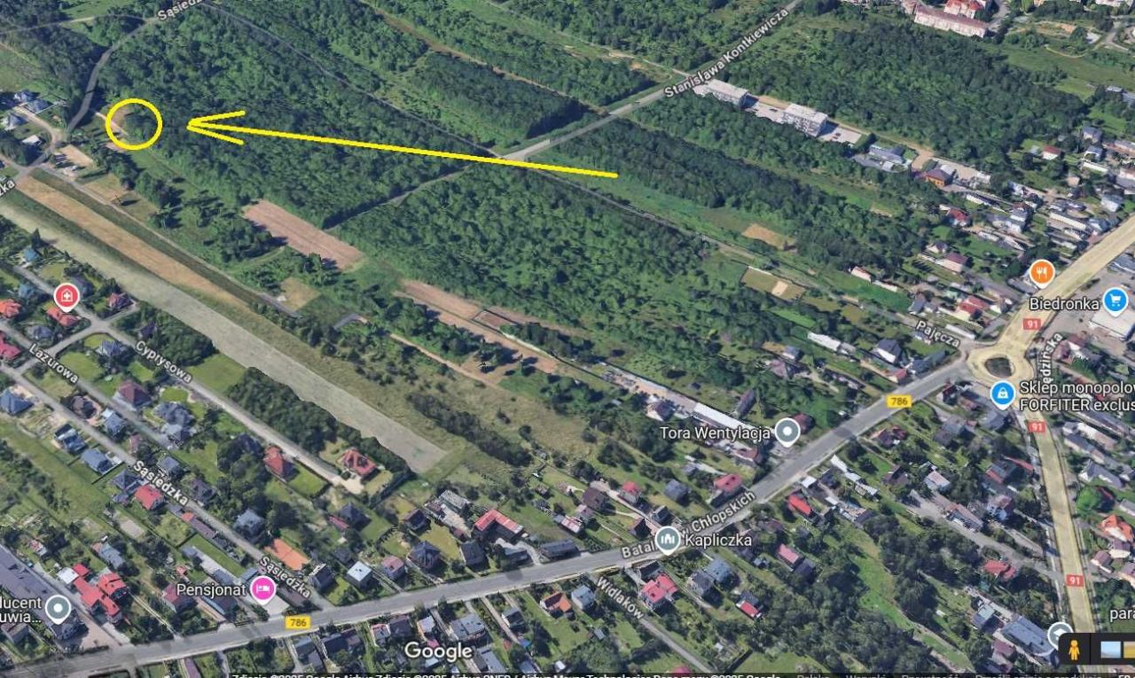 Działka budowlana Częstochowa Wyczerpy Dolne, ul. Sąsiedzka. Zdjęcie 2