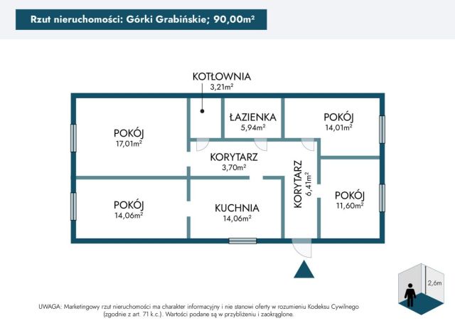 dom wolnostojący, 4 pokoje Górki Grabińskie. Zdjęcie 26