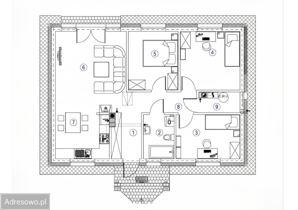 dom wolnostojący, 4 pokoje Łagówek, ul. Trześniowska. Zdjęcie 9