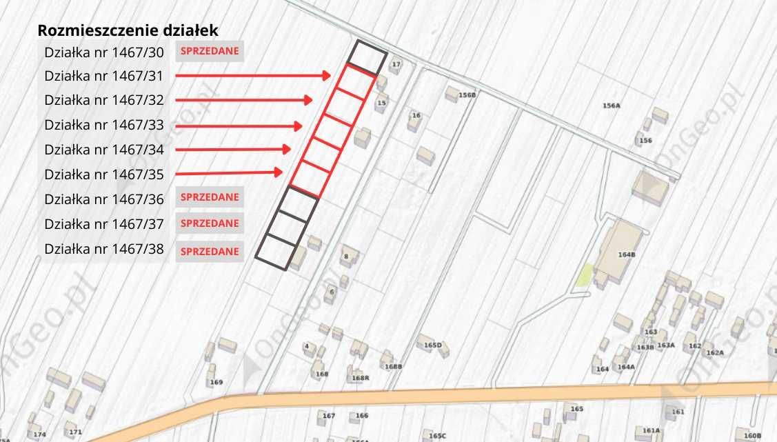 Działka budowlana Dąbie, ul. Brzozowa. Zdjęcie 3