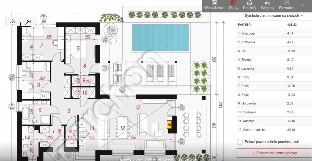 dom wolnostojący, 4 pokoje Szadki. Zdjęcie 21