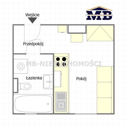 Mieszkanie 1-pokojowe Olsztyn Pojezierze, ul. Westerplatte. Zdjęcie 12