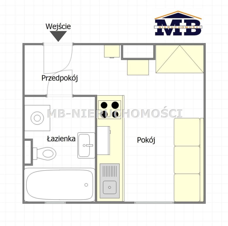 Mieszkanie 1-pokojowe Olsztyn Pojezierze, ul. Westerplatte. Zdjęcie 12
