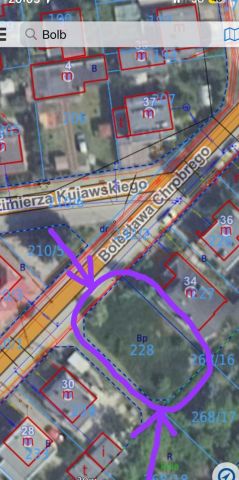Działka budowlana Inowrocław, ul. Bolesława Chrobrego. Zdjęcie 1