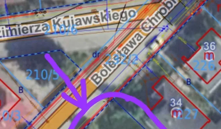 Działka budowlana Inowrocław, ul. Bolesława Chrobrego