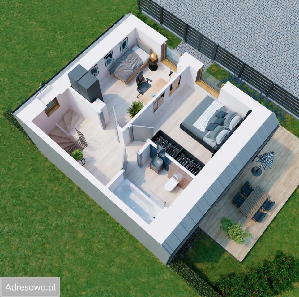 bliźniak, 3 pokoje Łopuchowo, ul. Belgijska. Zdjęcie 8