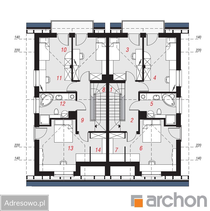 bliźniak, 4 pokoje Trąbki Małe. Zdjęcie 9