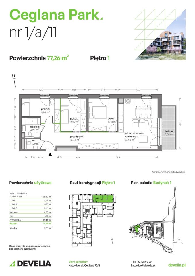 Mieszkanie 4-pokojowe Katowice Brynów, ul. Ceglana. Zdjęcie 7