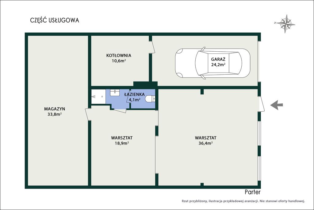 dom szeregowy, 6 pokoi Pruszków, ul. Miejska. Zdjęcie 14