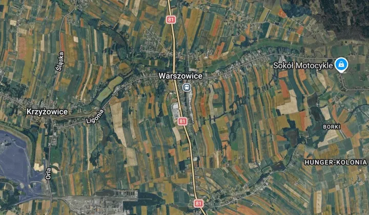 Działka budowlana Warszowice, ul. Kościelna