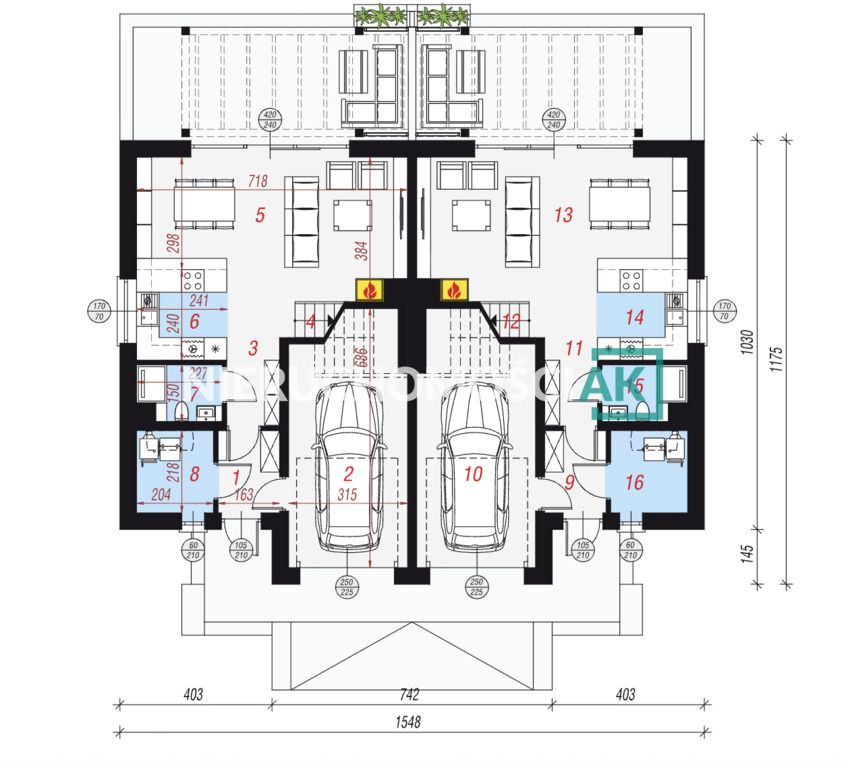 dom szeregowy, 4 pokoje Rumin, ul. Amarantowa. Zdjęcie 14