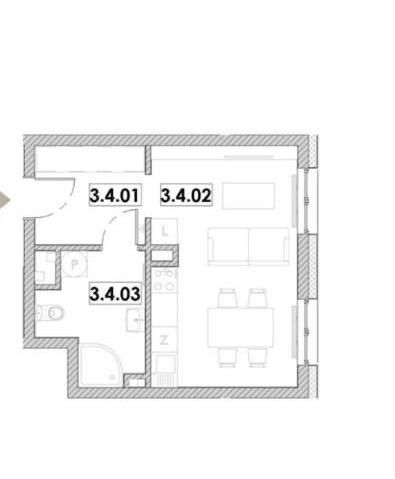 Mieszkanie 1-pokojowe Nowa Ruda Słupiec. Zdjęcie 5